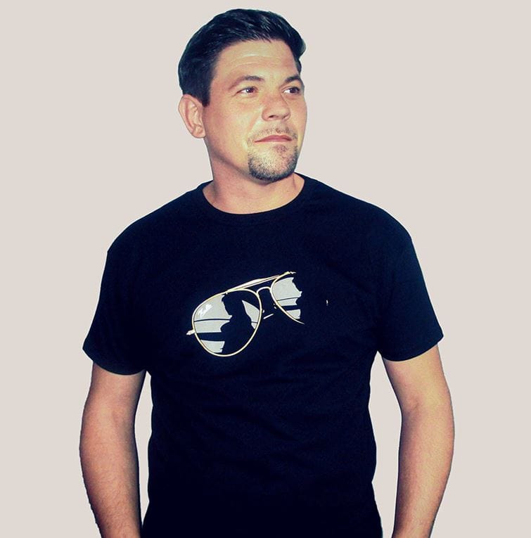 Herren T-Shirt Kalles Sonnenbrille
