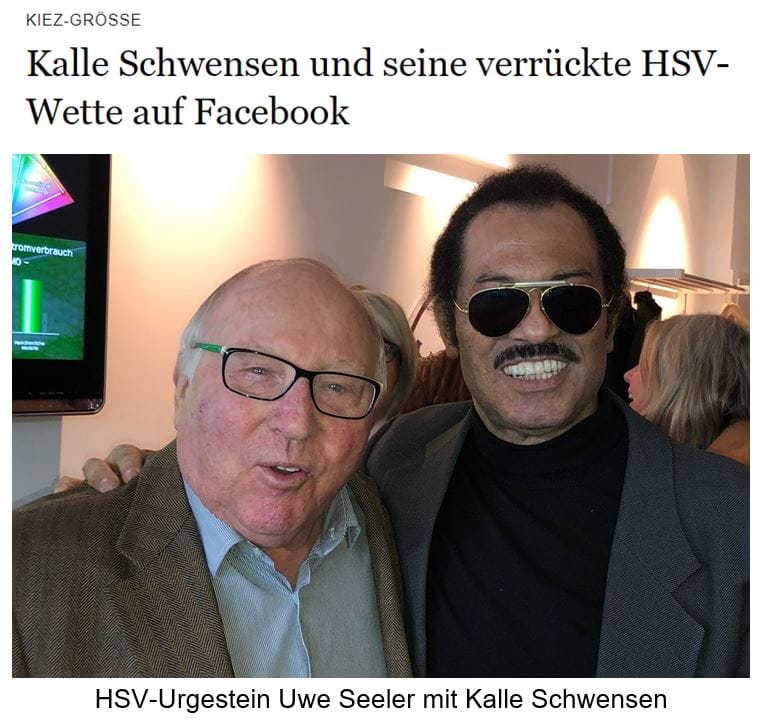 Kalle Schwensen und seine verrückte HSV-Wette auf Facebook