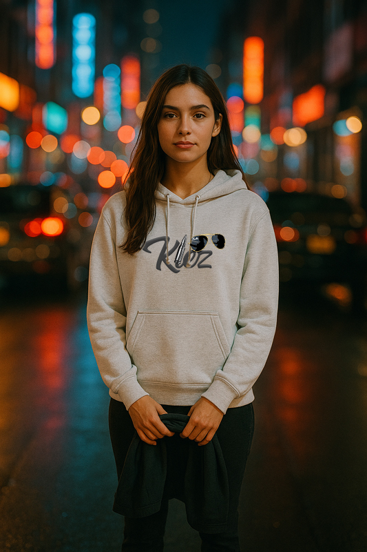 Hoodie grau, Ladies Edition, Kiez Bullet