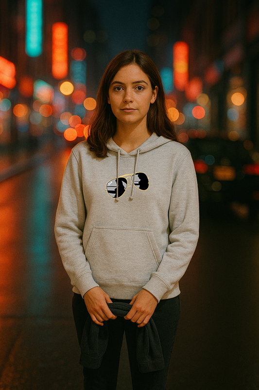Hoodie grau, Ladies Edition, Kalle Brille