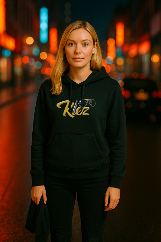 Hoodie black, Ladies Edition, Kiez Bullet